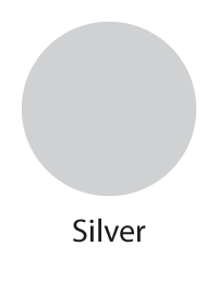 glossy flash silver