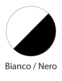 Bianco / Accessori neri